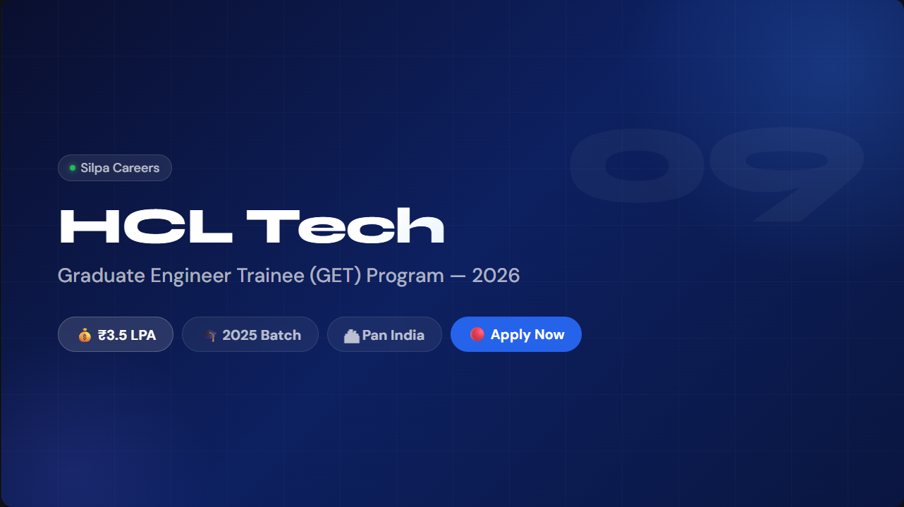 HCL Technologies Freshers Hiring 2026