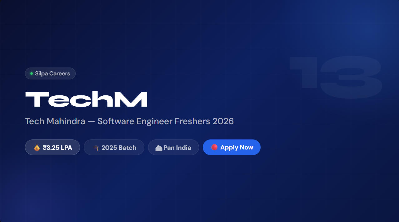 Tech Mahindra Freshers Hiring 2026