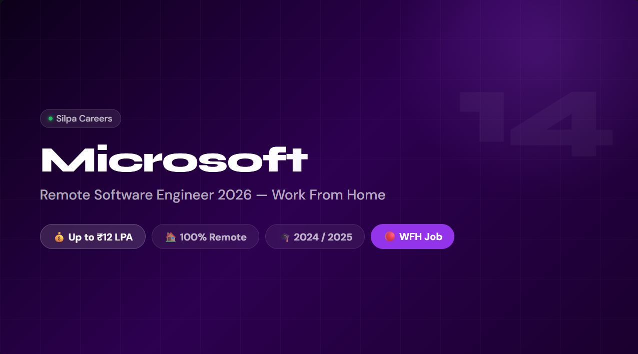 Microsoft Work From Home Jobs 2026