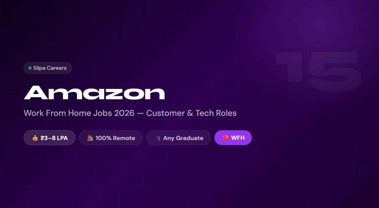 Amazon Work From Home Jobs 2026