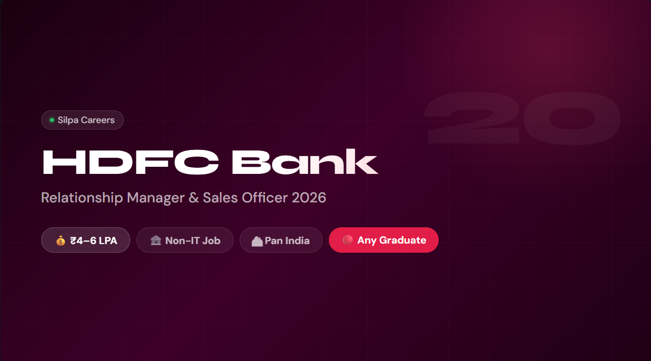 HDFC Bank Hiring 2026