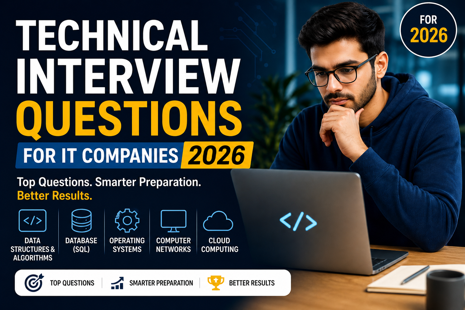 technical interview questions for IT companies 2026